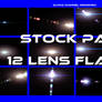 12 Lens Flares Stock Pack