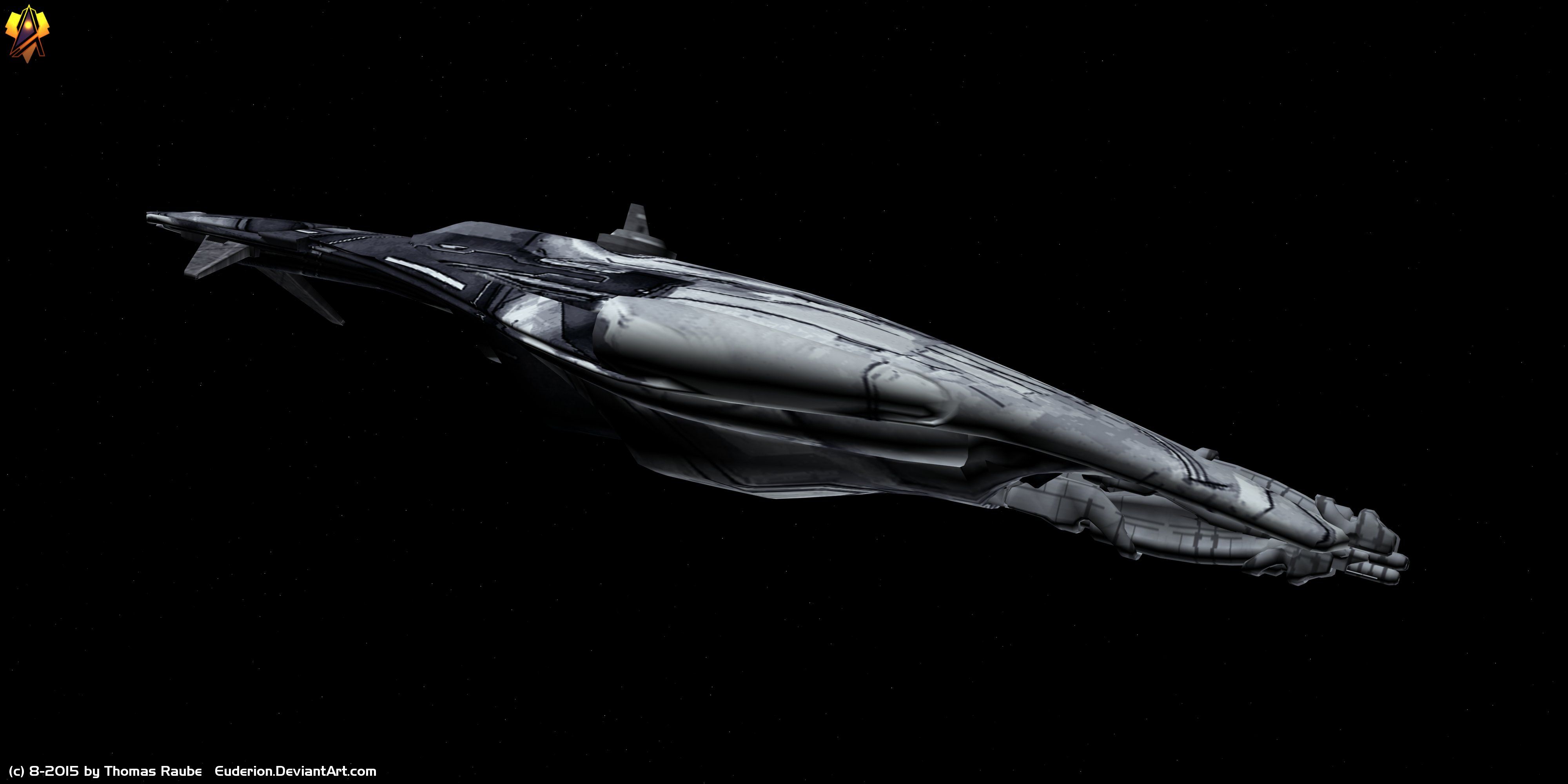 Salarian Cruiser 3d Max 10 Model