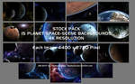 15 Space and Planet Backgrounds - Stock Pack