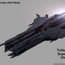 Turian Super Dreadnought - 3d Max 10 Model