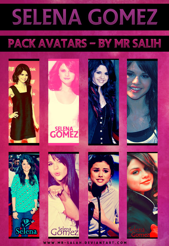 Selena Gomez Pack Avatars by Mr-Salah on DeviantArt