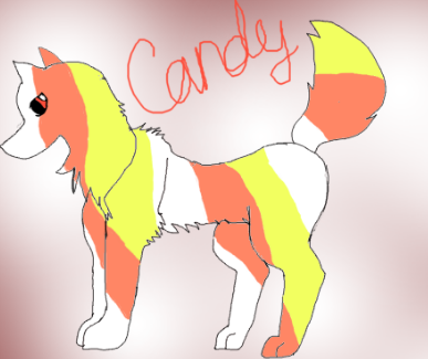 Candy Wolf Adoptible by talllliz on DeviantArt