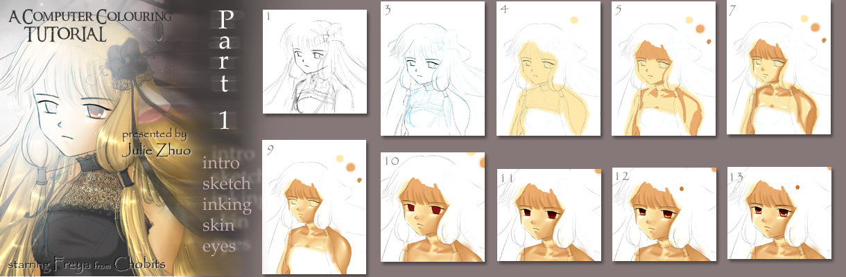 Anime-Style Skin Coloring Tutorial