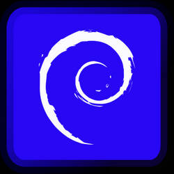 Debian Wheezy blue logo by Ivanmladenovi