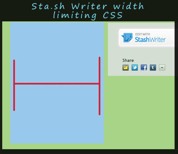 Sta.sh writer width limiting CSS by Feniiku on DeviantArt