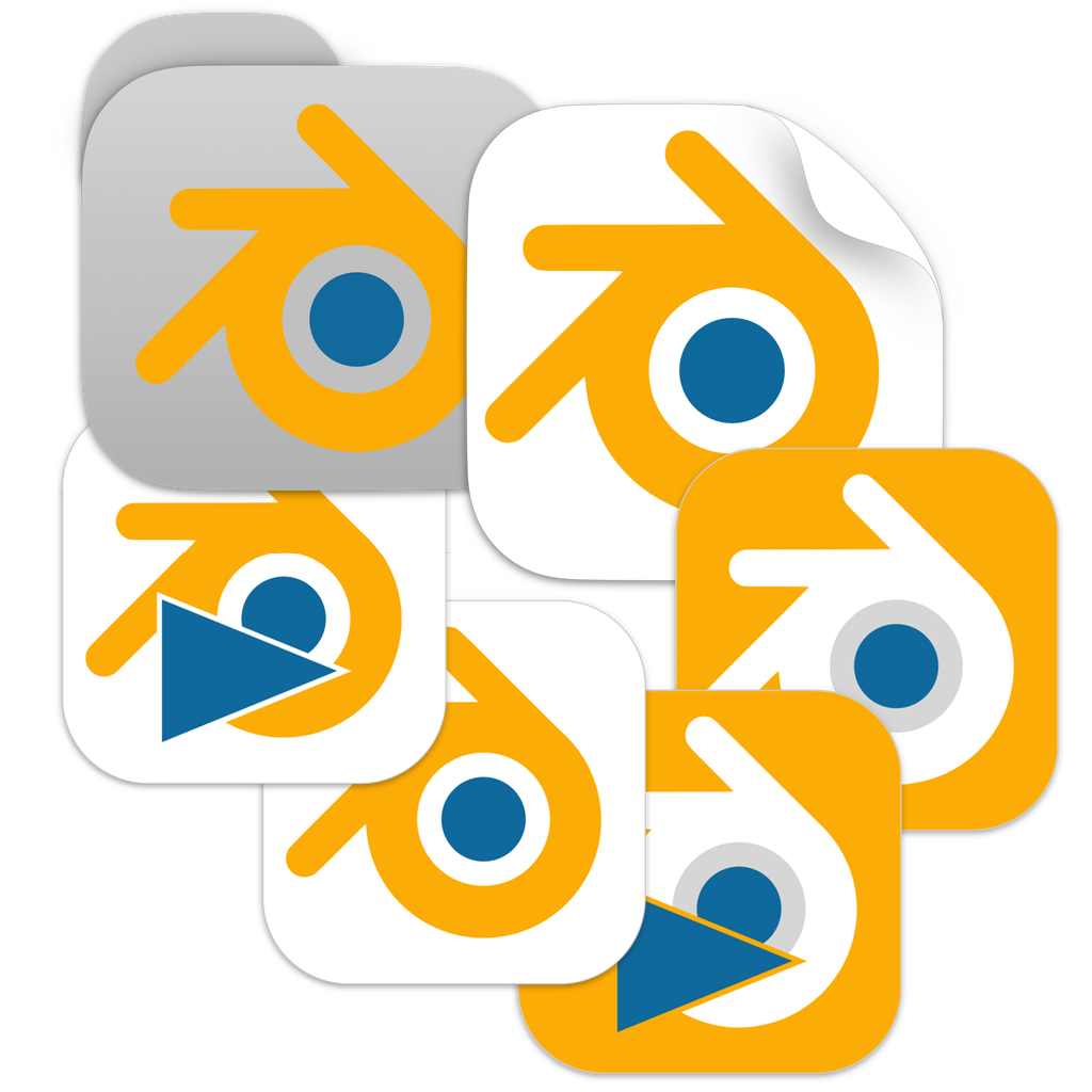 iOS style Blender icons (updated) by ChilliTrav on DeviantArt