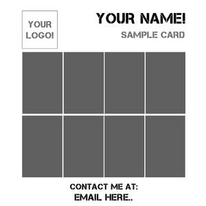 Sample Card Template