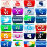 Social Networks Colorflow Iconset