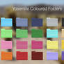 Yosemite Coloured Folders