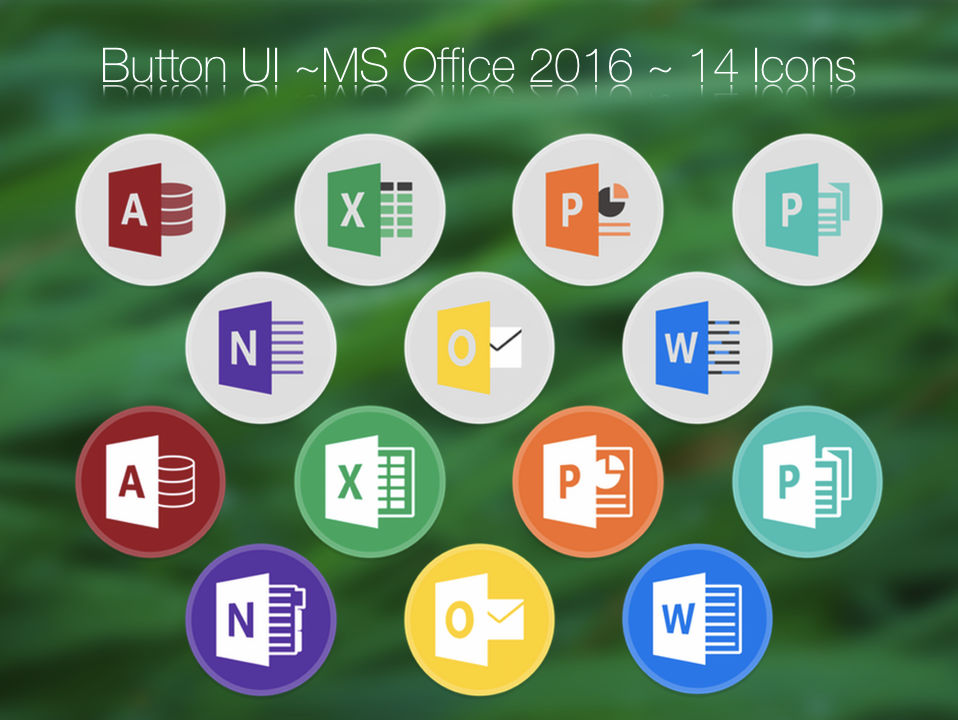 Button Ui Microsoft Office 2016 By Blackvariant On Deviantart