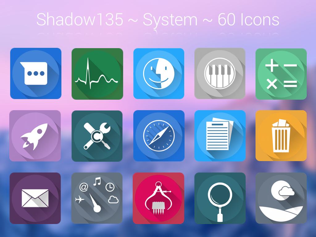 Shadow135 ~ System Icons by BlackVariant