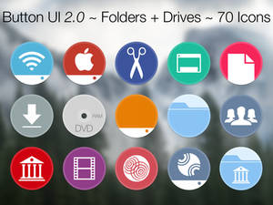 Button UI 2.0 ~ Folders + Drives