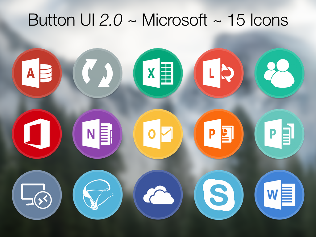 Button UI 2.0 ~ Microsoft Office 2016 + Extras