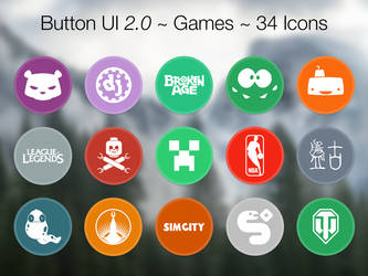 Button UI 2.0 ~ Games