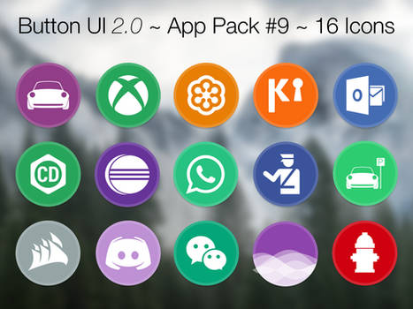 Button UI 2.0 ~ App Pack #9