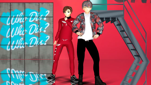 Mic Drop V Model J-Hope and V Mic Drop Outfits by louiseflower24 on DeviantArt
