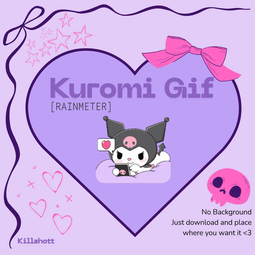 Popular Kuromi Desktop gif [Rainmeter] by Killzhott on DeviantArt