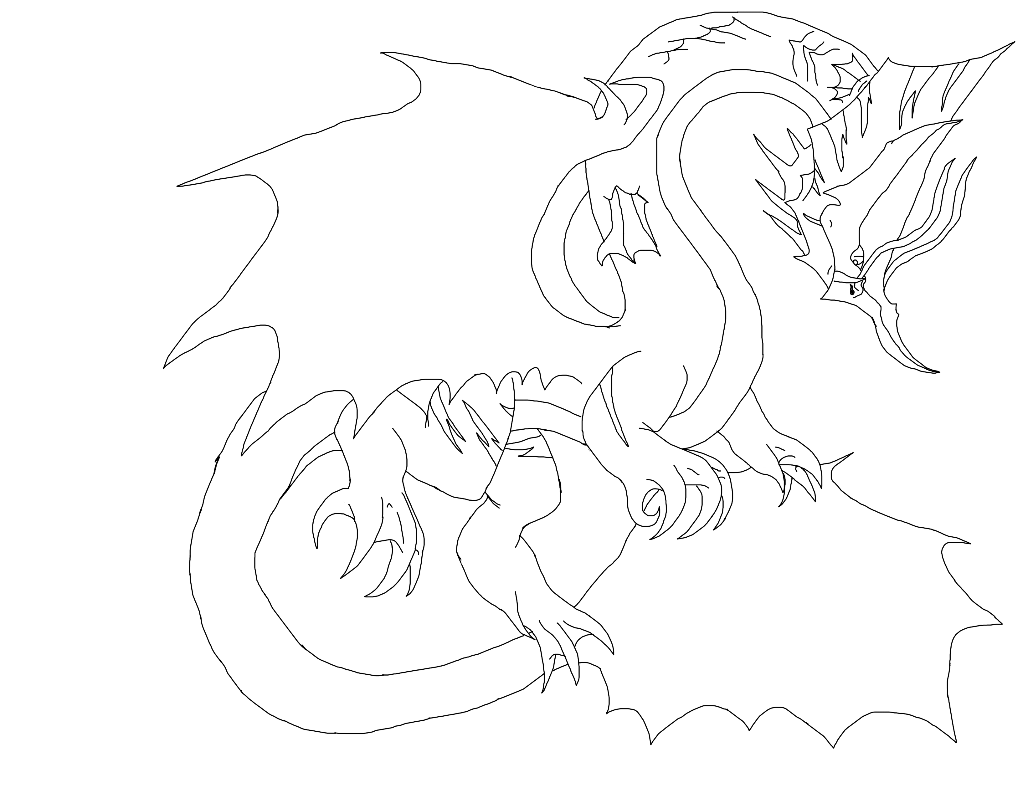Water dragon template by bloodbasher115 on DeviantArt