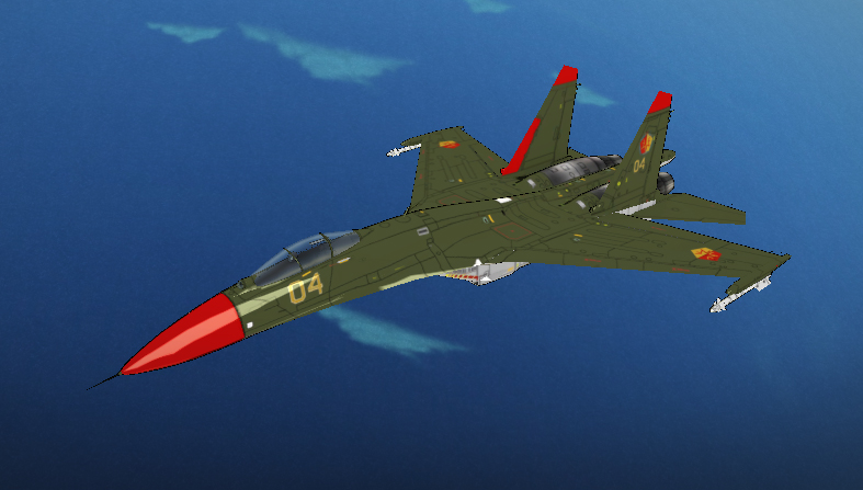 Su-27S Shinin Vector Thrust skin