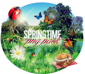 Spring png pack