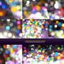 Colorful party bokeh textures