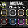 Metal iPhone Icons