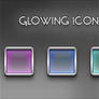 Glowing iPhone Icons