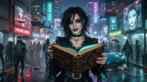 Goth Girl want to read a story, de MasterGyros