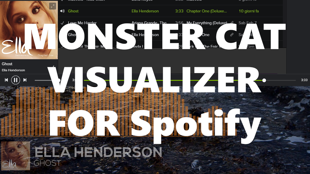 Monstercat Visualizer for Spotify 1.4 [FIXED BUGS]