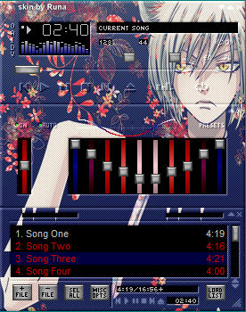 Winamp 2 skin: Tomoe