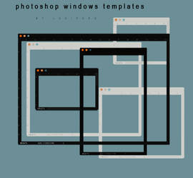 photoshop window template