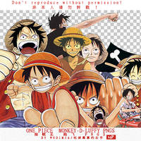 ONE PIECE  LUFFY PNGS