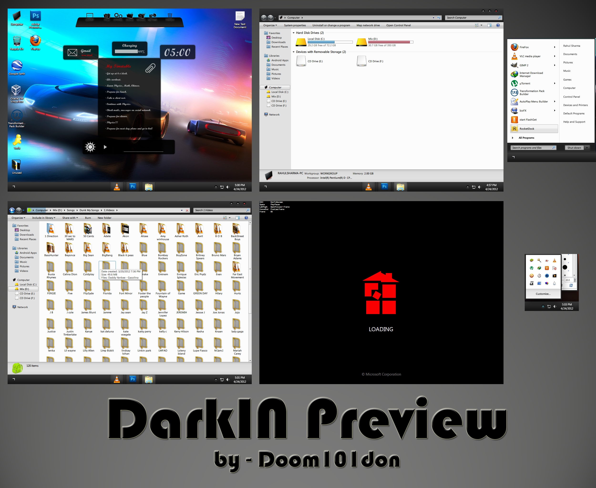DarkIN (skin Pack 32bit) by Doom101don on DeviantArt