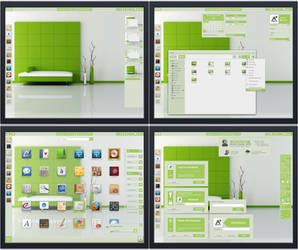 Gnome Shell ~ Panacea Green Suite 3.6