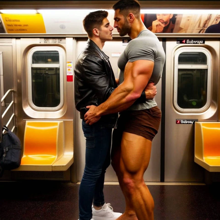 'Our Kiss After Our Subway Portrait' by muslit on DeviantArt