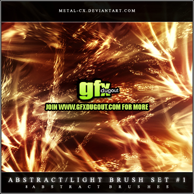 Abstract-Lighting Brush set 01