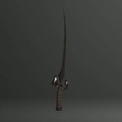 Curved sword