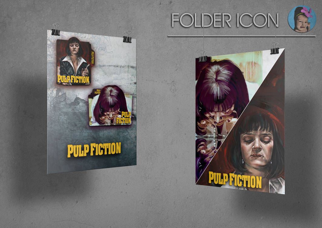 Pulp Fiction (1994) folder icon by post1987 on DeviantArt