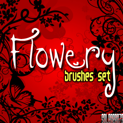 Flowery__brushes set