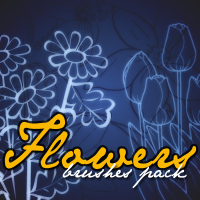 Flowers _ brushes pack