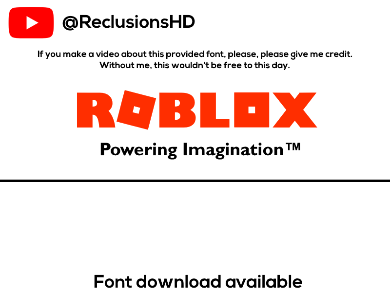 Roblox Font 2017 Reclusionshd By Reclusionshd On Deviantart - roblox font 2017 reclusionshd by reclusionshd
