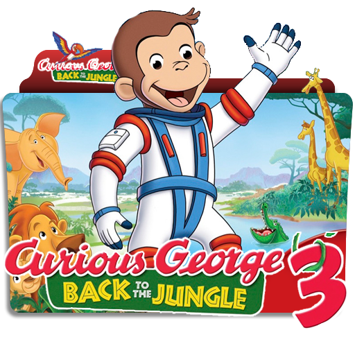Curious George 3 Back to the Jungle Folder Icon by malaydeb on
