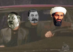 Hitler,Stalin and Osama dance