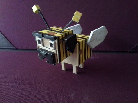 SAB Bee Dog Papercraft Template