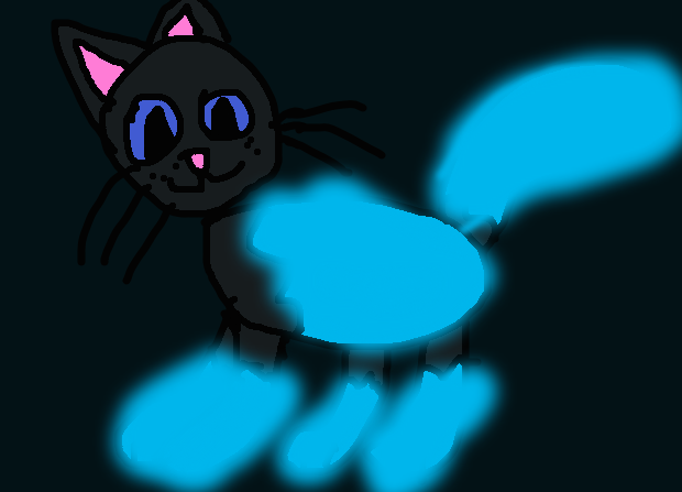 Daffy the Glow In The Dark Cat by CatFury23 on DeviantArt