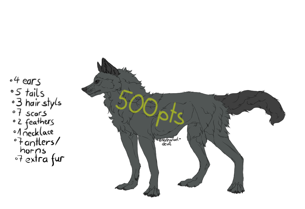 P2U canine base by Zuriellia on DeviantArt