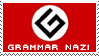 Grammar Nazi Stamp by grammarnaziplz