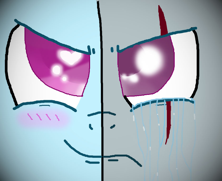 two sides by FancyFox2 on DeviantArt