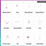 Kawaii Cute Pink Little Flower Cursors Set Animate