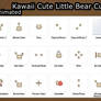 Kawaii Cute Bear Cursors Cursores de Osos Tiernos